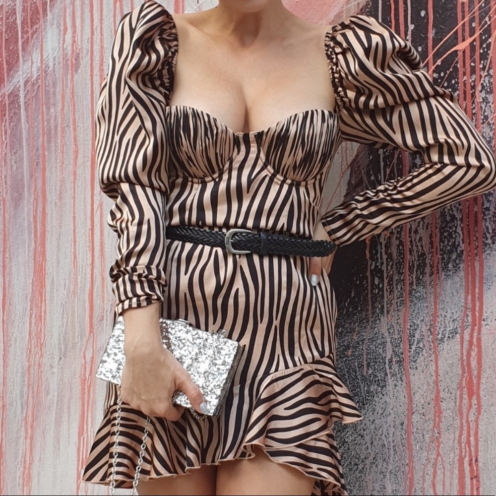 Gorgeous zebra dress